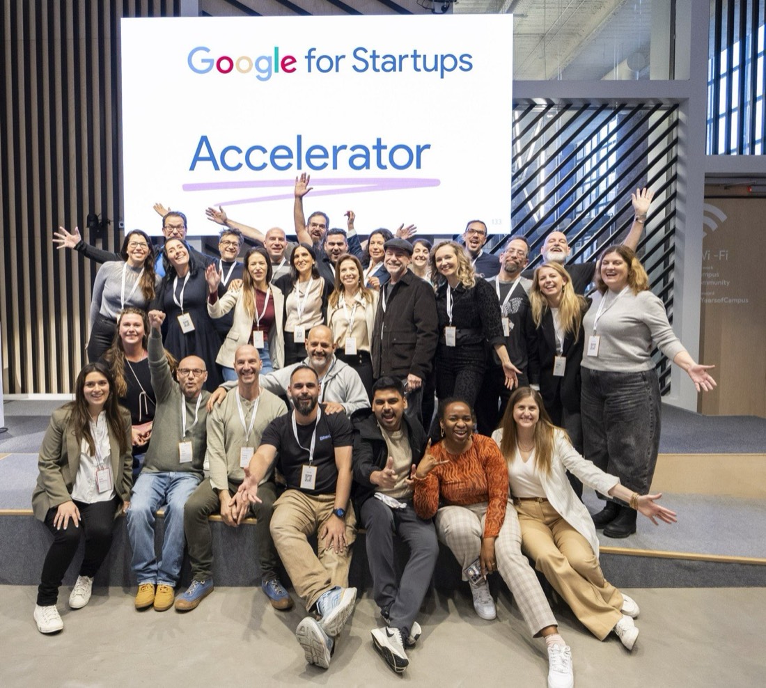 Katya with a Google for Startups Accelerator cohort